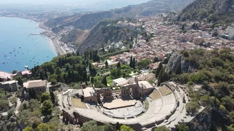Sicily, Taormina 3 Stock Footage 294838709
