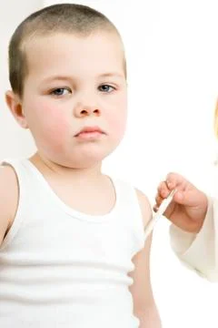 Sick boy Stock Photos