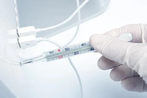 Sick computer Stock Photos