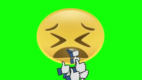 Like Sick Emoji Stock Footage 132166781