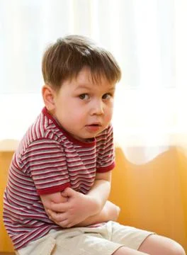 Sick kid Stock Photos