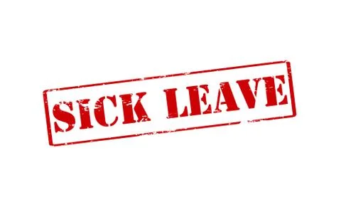 Sick leave Stock Illustration
