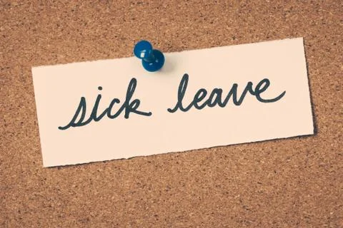 Sick leave Stock Photos