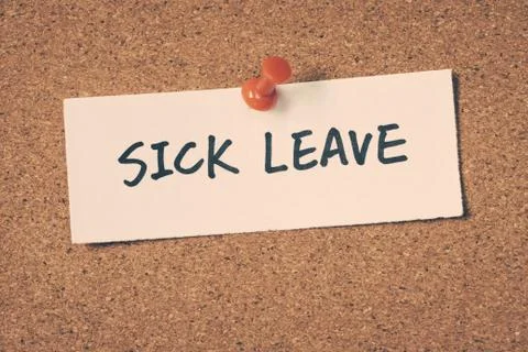 Sick leave Stock Photos