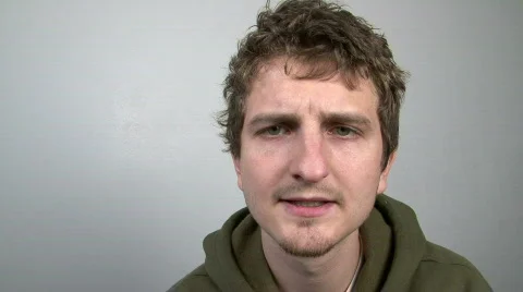 Sick Man Coughing Video stock 574407