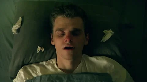 Sick man Stock Footage 11229600