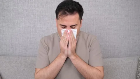 Sick man Stock Footage 265258516