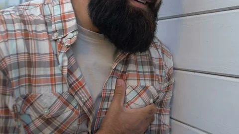 Sick middle-aged man suffering stroke symptoms in street, needs emergency aid Stock-Footage 117223634