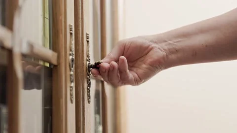 Sick person's hands are shaking, tremors are symptoms of Parkinson's disease. Stock Footage 161746706