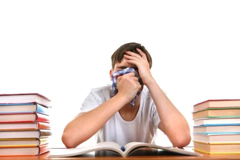Sick Student Stock-Fotos