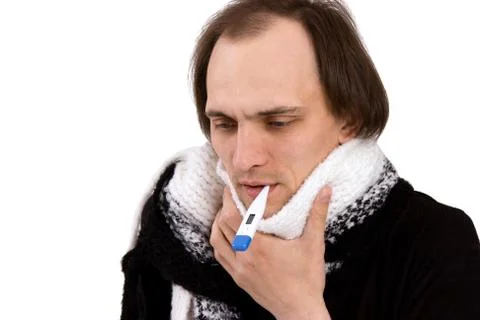 Sick throat Stock Photos