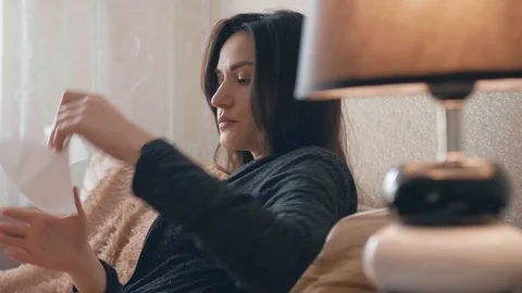 Sick woman Stock Footage 126951243