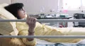 sick woman on a hospital bed HD Footage