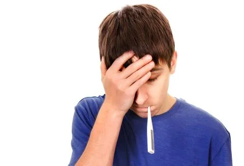 Sick Young Man Stock Photos