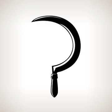 Sickle, Agricultural Tool Stock Illustration