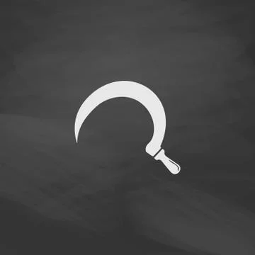 Sickle computer symbol Stock-Illustration