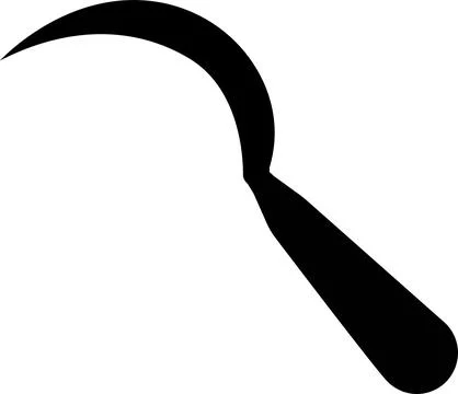 Sickle icon sign. Stock Illustration