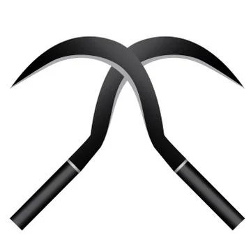 The sickle vector design Stock Illustration