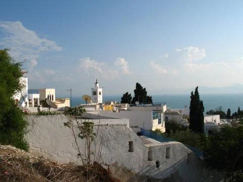Sid bou Said in Tunisia Stock Photos