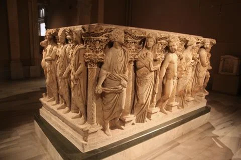Sidamara Type Sarcophagus Stock Photos