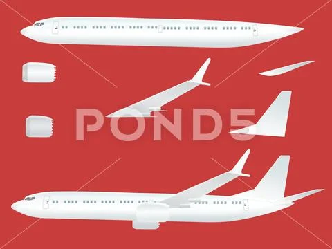 Side Airplane Modello PSD