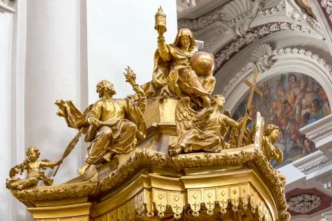 Side altar Foto stock