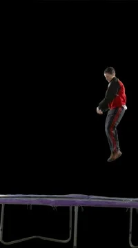 Side and back somersault 2 Stock Footage 79757