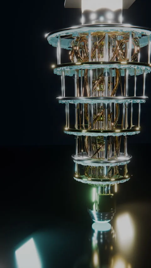 Side Angle Retreat From Thermal Flange, Vertical 9:16 4K Stock Footage 345542350