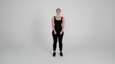 - Side arm raise Stock Footage 314193785