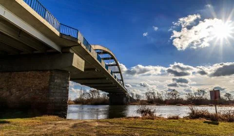 Side of the bridge Stock Photos