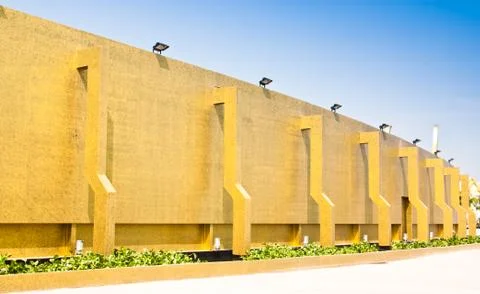 Side of the building. Stock Photos