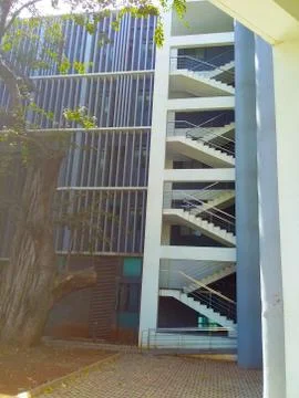 The side of a building Stock Photos