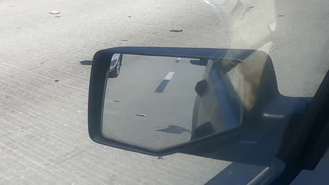 Side car mirror Stock Footage 155813463