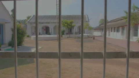 In side the central jail (prison) in india Video stock 222034502