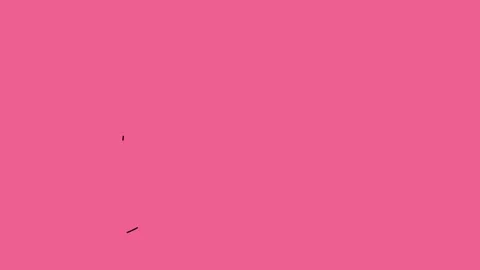 Side circle looping swoosh transition 4k resolution smooth pink color Stock Footage 299709704