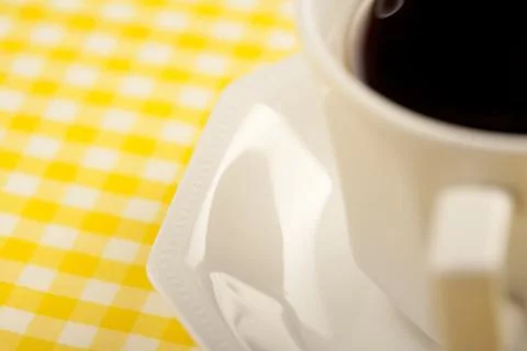 Side of coffee cup Stock Photos