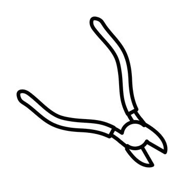 Side Cutters Icon Stock Illustration