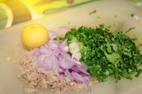 Side dish to make grilled beef roast Stock Photos