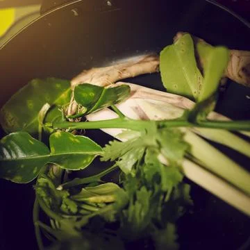 Side dish for making salad or Tom Yum Stock Photos