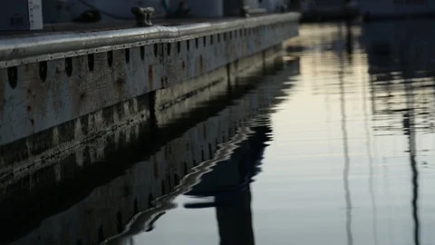 Side Of The Dock (2) Stock Footage 104805656
