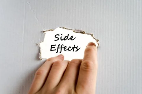 Side effects text concept Stock Photos
