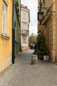 Side facade view of the Museum of Artistic and Precise Crafts. Stock Photos