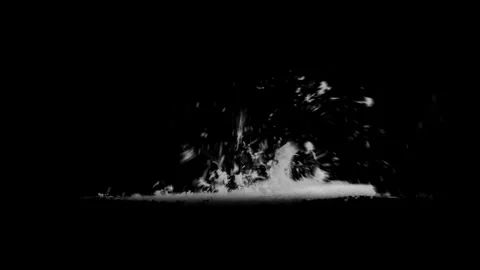 Side foam03 Video stock 342144088