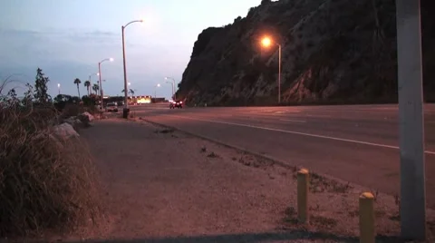 Side of highway time lapse Stock Footage 7763716
