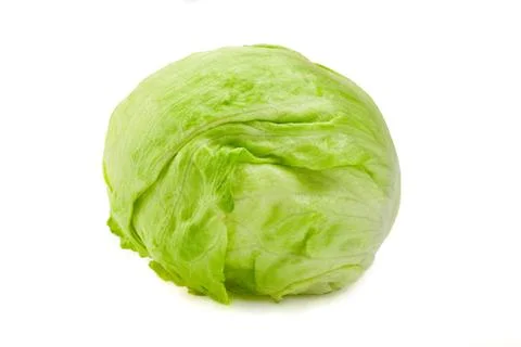Side of Iceberg Lettuce Stock Photos