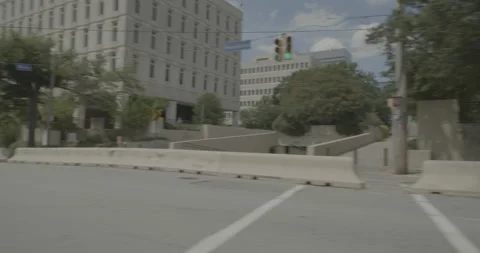 Side left driving plate - Assembly Street at Hampton Street, Columbia Vídeo Stock 285074805