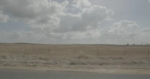 Side left driving plate - Borden Road at Mile 4, Clay Vídeo Stock 293566432