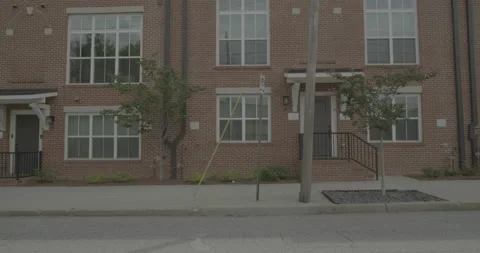 Side left driving plate - Boulevard NE at Old Wheat Street NW, Atlanta Stockbeeldmateriaal 252480079