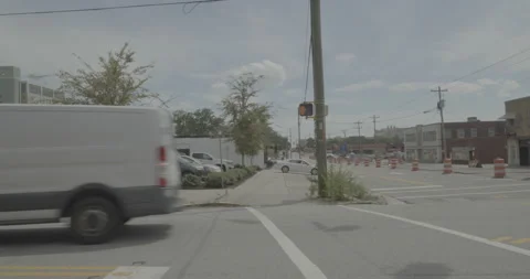 Side left driving plate - Bull at Calhoun, Columbia Stock Footage 285083741