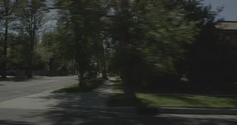 Side left driving plate - Carey Avenue at 28th Street Cheyenne Stock Footage 289725010